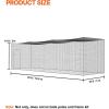 imageVEVOR Baseball Batting Netting 35x10x10 FT Softball Baseball Batting Hitting Training Net Professional Practice Portable Pitching Cage Heavy Duty Enclosed PE Net with Door ampamp Carry Bag NET ONLY