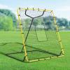 imageVEVOR Baseball and Softball Rebounder Net PitchBack Baseball Pitching Nest 3Way Baseball Softball Pitchback Net Fielding Trainer Bounce Back Net for FieldingThrowing Practice4X45 FT