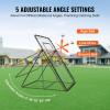 imageVEVOR Baseball and Softball Rebounder Net PitchBack Baseball Pitching Nest 3Way Baseball Softball Pitchback Net Fielding Trainer Bounce Back Net for FieldingThrowing Practice4X6 FT