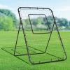 imageVEVOR Baseball and Softball Rebounder Net PitchBack Baseball Pitching Nest 3Way Baseball Softball Pitchback Net Fielding Trainer Bounce Back Net for FieldingThrowing Practice4X6 FT
