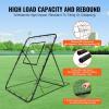 imageVEVOR Baseball and Softball Rebounder Net PitchBack Baseball Pitching Nest 3Way Baseball Softball Pitchback Net Fielding Trainer Bounce Back Net for FieldingThrowing Practice4X6 FT