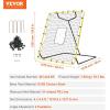 imageVEVOR Baseball and Softball Rebounder Net PitchBack Baseball Pitching Nest 3Way Baseball Softball Pitchback Net Fielding Trainer Bounce Back Net for FieldingThrowing Practice4X45 FT