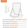 imageVEVOR Baseball and Softball Rebounder Net PitchBack Baseball Pitching Net Volleyball Pitch Return Trainer Rebound Net with Pitching Target All Angle Fielding Rebound Net for Grounders Pop Flies3X45FT