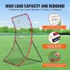 imageVEVOR Baseball and Softball Rebounder Net PitchBack Baseball Pitching Net Volleyball Pitch Return Trainer Rebound Net with Pitching Target All Angle Fielding Rebound Net for Grounders Pop Flies4X55FT