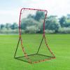 imageVEVOR Baseball and Softball Rebounder Net PitchBack Baseball Pitching Net Volleyball Pitch Return Trainer Rebound Net with Pitching Target All Angle Fielding Rebound Net for Grounders Pop Flies4X55FT