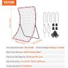 imageVEVOR Baseball and Softball Rebounder Net PitchBack Baseball Pitching Net Volleyball Pitch Return Trainer Rebound Net with Pitching Target All Angle Fielding Rebound Net for Grounders Pop Flies4X55FT