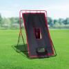 imageVEVOR Baseball and Softball Rebounder Net PitchBack Baseball Pitching Net Volleyball Pitch Return Trainer Rebound Net with Pitching Target All Angle Fielding Rebound Net for Grounders Pop Flies3X45FTupgraded 2IN1