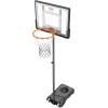 imageVEVOR Basketball HoopRim Adjustable Height Portable Backboard Court Basketball Goal Mobile Stand with Wheels Weighted Base YouthampampAdults OutdoorIndoor32in White Backboard