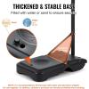 imageVEVOR Basketball HoopRim Adjustable Height Portable Backboard Court Basketball Goal Mobile Stand with Wheels Weighted Base YouthampampAdults OutdoorIndoor32in White Backboard