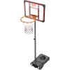 imageVEVOR Basketball HoopRim Adjustable Height Portable Backboard Court Basketball Goal Mobile Stand with Wheels Weighted Base YouthampampAdults OutdoorIndoor28in Red Backboard