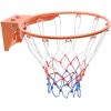 imageVEVOR Basketball HoopRim Adjustable Height Portable Backboard Court Basketball Goal Mobile Stand with Wheels Weighted Base YouthampampAdults OutdoorIndoor18in Upgraded Rim