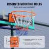 imageVEVOR Basketball HoopRim Adjustable Height Portable Backboard Court Basketball Goal Mobile Stand with Wheels Weighted Base YouthampampAdults OutdoorIndoor18in Upgraded Rim
