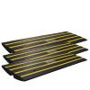 imageVEVOR Car Driveway Rubber Curb Ramps Heavy Duty 33069lbs Capacity Threshold Ramp 26 Inch High Cable Cover Curbside Bridge Ramp for Loading Dock Garage Sidewalk 1Channel 1PackCurb Ramp3PC