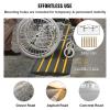 imageVEVOR Car Driveway Rubber Curb Ramps Heavy Duty 33069lbs Capacity Threshold Ramp 26 Inch High Cable Cover Curbside Bridge Ramp for Loading Dock Garage Sidewalk 1Channel 1PackCurb Ramp1PC