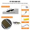imageVEVOR Car Driveway Rubber Curb Ramps Heavy Duty 33069lbs Capacity Threshold Ramp 26 Inch High Cable Cover Curbside Bridge Ramp for Loading Dock Garage Sidewalk 1Channel 1PackCurb Ramp1PC