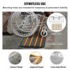 imageVEVOR Car Driveway Rubber Curb Ramps Heavy Duty 33069lbs Capacity Threshold Ramp 26 Inch High Cable Cover Curbside Bridge Ramp for Loading Dock Garage Sidewalk 1Channel 1PackCurb Ramp3PC