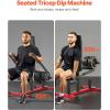imageVEVOR Chest Press Machine Bench Press Set Adjustable Flat Incline Bench with Independent Converging Arms Upper Chest Equipment Fitness Home Gym Equipment ChestSeated PressUp Down