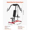 imageVEVOR Chest Press Machine Bench Press Set Adjustable Flat Incline Bench with Independent Converging Arms Upper Chest Equipment Fitness Home Gym Equipment ChestSeated PressAlternating Lateral
