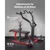 imageVEVOR Chest Press Machine Bench Press Set Adjustable Flat Incline Bench with Independent Converging Arms Upper Chest Equipment Fitness Home Gym Equipment ChestBench PressUp Down