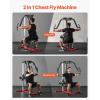 imageVEVOR Chest Press Machine Bench Press Set Adjustable Flat Incline Bench with Independent Converging Arms Upper Chest Equipment Fitness Home Gym Equipment ChestSeated PressAlternating Lateral