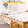 imageVEVOR Clear Desk Cover Protector 36 X 60 inch 2 mm Rectangle Waterproof Thick Plastic Clear Pad Mat Scratch Proof and Easy Cleaning for Office Dresser Night Stand36 x 60 Rectangular