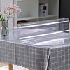 imageVEVOR Clear Desk Cover Protector 36 X 60 inch 2 mm Rectangle Waterproof Thick Plastic Clear Pad Mat Scratch Proof and Easy Cleaning for Office Dresser Night Stand36 x 60 Rectangular