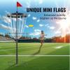 imageVEVOR Disc Golf Basket 24Chains Portable Disc Golf Target Hole Heavy Duty Steel Practice Disc Golf Target Indoor ampamp Outdoor Disc Golf Course Basket Disc Golf Basket Stand Equipment24Chain 6mm