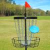 imageVEVOR Disc Golf Basket 24Chains Portable Disc Golf Target Hole Heavy Duty Steel Practice Disc Golf Target Indoor ampamp Outdoor Disc Golf Course Basket Disc Golf Basket Stand Equipment24Chain 6mm
