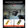 imageVEVOR Electric Hoist 1760lbs with 14ft Wired Remote Control Electric Hoist 110 Volt with 40ft Single Cable Lifting Height ampamp Pure Copper Motor for Garage Warehouse Factory1320LBS WirelessWired