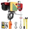 imageVEVOR Electric Hoist 1760lbs with 14ft Wired Remote Control Electric Hoist 110 Volt with 40ft Single Cable Lifting Height ampamp Pure Copper Motor for Garage Warehouse Factory2200LBS WirelessWired