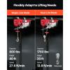 imageVEVOR Electric Hoist 1760lbs with 14ft Wired Remote Control Electric Hoist 110 Volt with 40ft Single Cable Lifting Height ampamp Pure Copper Motor for Garage Warehouse Factory1760LBS Wireless