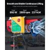 imageVEVOR Electric Hoist 1760lbs with 14ft Wired Remote Control Electric Hoist 110 Volt with 40ft Single Cable Lifting Height ampamp Pure Copper Motor for Garage Warehouse Factory1760LBS Wireless