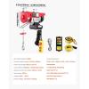 imageVEVOR Electric Hoist 1760lbs with 14ft Wired Remote Control Electric Hoist 110 Volt with 40ft Single Cable Lifting Height ampamp Pure Copper Motor for Garage Warehouse Factory440LBS WirelessWired