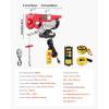 imageVEVOR Electric Hoist 1760lbs with 14ft Wired Remote Control Electric Hoist 110 Volt with 40ft Single Cable Lifting Height ampamp Pure Copper Motor for Garage Warehouse Factory1320LBS WirelessWired