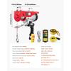 imageVEVOR Electric Hoist 1760lbs with 14ft Wired Remote Control Electric Hoist 110 Volt with 40ft Single Cable Lifting Height ampamp Pure Copper Motor for Garage Warehouse Factory2200LBS WirelessWired