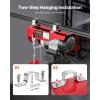 imageVEVOR Electric Hoist 1760lbs with 14ft Wired Remote Control Electric Hoist 110 Volt with 40ft Single Cable Lifting Height ampamp Pure Copper Motor for Garage Warehouse Factory440lbs Wired