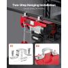 imageVEVOR Electric Hoist 1760lbs with 14ft Wired Remote Control Electric Hoist 110 Volt with 40ft Single Cable Lifting Height ampamp Pure Copper Motor for Garage Warehouse Factory1320LBS WirelessWired
