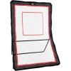 imageVEVOR Folding Lacrosse Rebounder for Backyard Volleyball Bounce Back Net Pitchback Throwback Baseball Softball Return Training Screen Adjustable Angle Shooting Practice Training Wall5X7FT