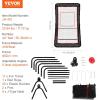 imageVEVOR Folding Lacrosse Rebounder for Backyard Volleyball Bounce Back Net Pitchback Throwback Baseball Softball Return Training Screen Adjustable Angle Shooting Practice Training Wall4X7FT