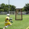 imageVEVOR Folding Lacrosse Rebounder for Backyard Volleyball Bounce Back Net Pitchback Throwback Baseball Softball Return Training Screen Adjustable Angle Shooting Practice Training Wall4X7FT