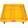 imageVEVOR Forklift Safety Cage 36 x 36 Inches Foldable Forklift Work Platform of 1200 lbs Load Capacity with Lockable Swivel Wheels Drain Hole ampamp Device Chain Holds 1 to 2 Adults Ideal for Aerial Work36x36 with Wheels