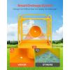 imageVEVOR Forklift Safety Cage 36 x 36 Inches Foldable Forklift Work Platform of 1200 lbs Load Capacity with Lockable Swivel Wheels Drain Hole ampamp Device Chain Holds 1 to 2 Adults Ideal for Aerial Work36x36 with Wheels