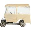 imageVEVOR Golf Cart Enclosure Polyester Driving Enclosure Club Car Covers Universal Fits for Most Brand Carts Sunproof and Dustproof Outdoor Cart Cover300DBeige 787x433x622