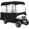 imageVEVOR Golf Cart Enclosure Polyester Driving Enclosure Club Car Covers Universal Fits for Most Brand Carts Sunproof and Dustproof Outdoor Cart Cover300D 866x433x622
