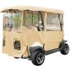 imageVEVOR Golf Cart Enclosure Polyester Driving Enclosure Club Car Covers Universal Fits for Most Brand Carts Sunproof and Dustproof Outdoor Cart Cover300DBeige 787x433x622