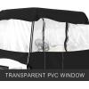 imageVEVOR Golf Cart Enclosure Polyester Driving Enclosure Club Car Covers Universal Fits for Most Brand Carts Sunproof and Dustproof Outdoor Cart Cover300D 866x433x622