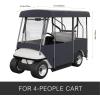 imageVEVOR Golf Cart Enclosure Polyester Driving Enclosure Club Car Covers Universal Fits for Most Brand Carts Sunproof and Dustproof Outdoor Cart Cover300D 787x433x622