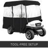 imageVEVOR Golf Cart Enclosure Polyester Driving Enclosure Club Car Covers Universal Fits for Most Brand Carts Sunproof and Dustproof Outdoor Cart Cover300D 866x433x622