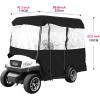 imageVEVOR Golf Cart Enclosure Polyester Driving Enclosure Club Car Covers Universal Fits for Most Brand Carts Sunproof and Dustproof Outdoor Cart Cover300D 866x433x622