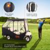 imageVEVOR Golf Cart Enclosure Polyester Driving Enclosure Club Car Covers Universal Fits for Most Brand Carts Sunproof and Dustproof Outdoor Cart Cover420D 97x43x55